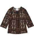 Women's Open Back Shirred Top