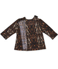 Women's Open Back Shirred Top