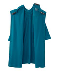 Women's No Peek Hospital & Home Care Gown with Lace Neckline