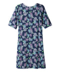 Open Back Knit Nightgown with Lace Trim - Clearance