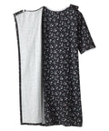 Open Back Knit Nightgown with Lace Trim - Clearance