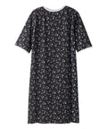 Open Back Knit Nightgown with Lace Trim - Clearance