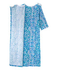 Open Back Knit Nightgown with Lace Trim - Clearance