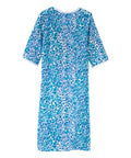 Open Back Knit Nightgown with Lace Trim - Clearance