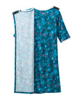 Open Back Knit Nightgown with Lace Trim - Clearance