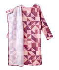 Women's No Peek Open Back Flannel Nightgown