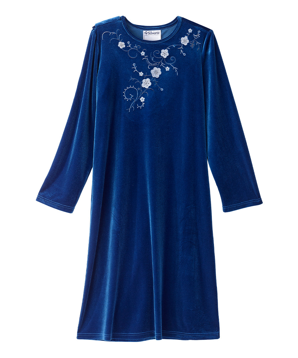 Women's Open Back Velvet Dress