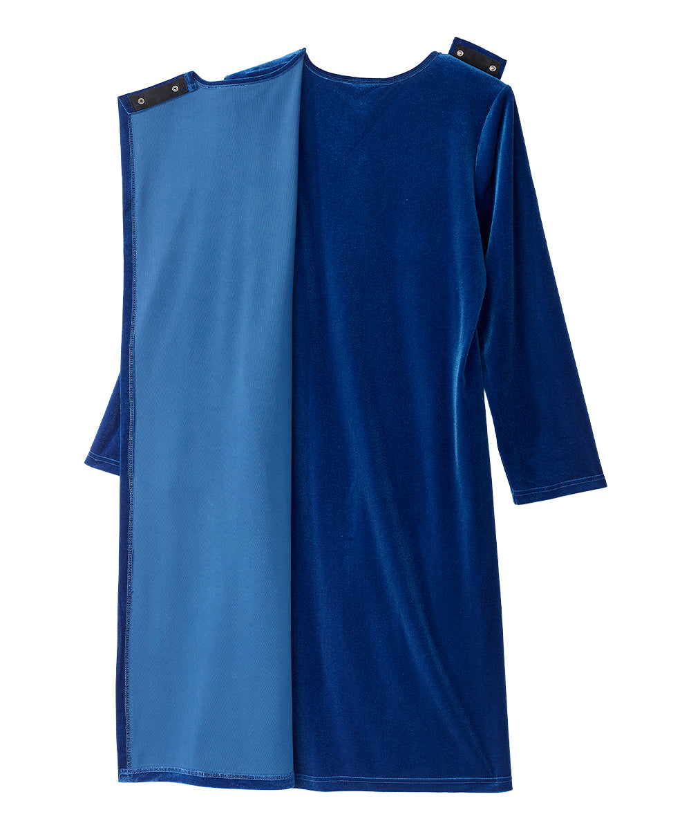 Women's Open Back Velvet Dress