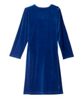 Women's Open Back Velvet Dress