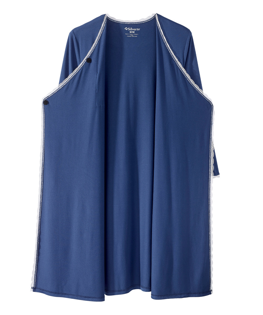 Women's Buttery Soft Open Front Nightgown/Robe