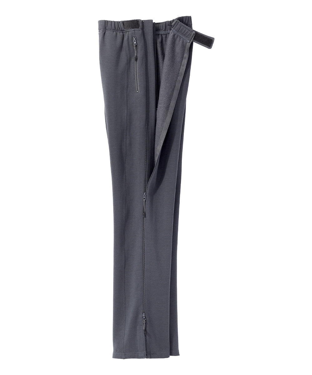 Men's Easy Touch Side Zip Pant with Catheter Access - Fleece Edition
