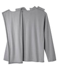 Men's Adaptive Open Back Polo Shirt with Long Sleeves