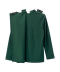 Men's Adaptive Open Back Polo Shirt with Long Sleeves
