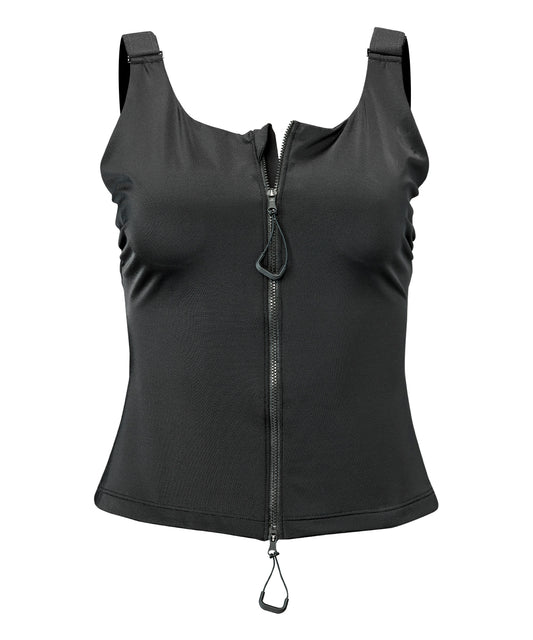 Women's Zip Front Adaptive Swim Tankini