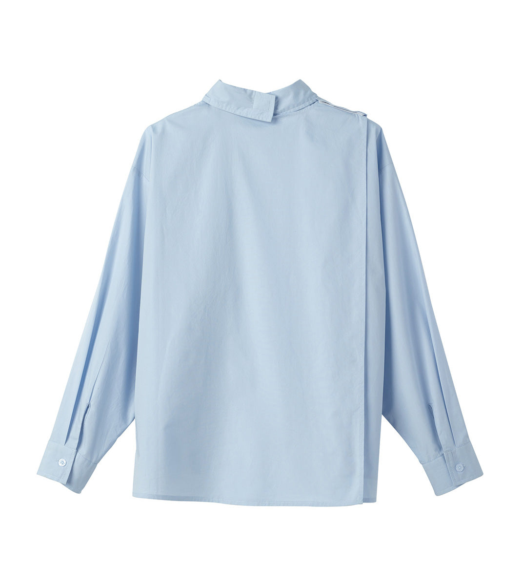Light blue shirt on a white background