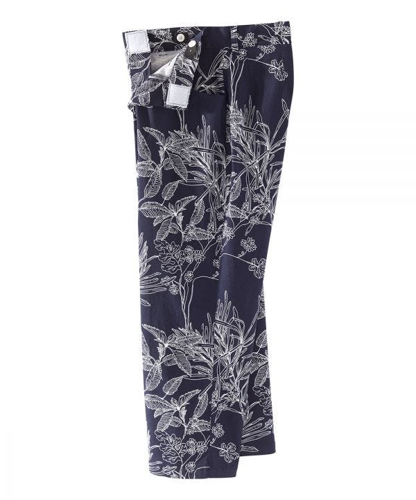 Women's Self Dressing Capris with Magnetic Front Fly