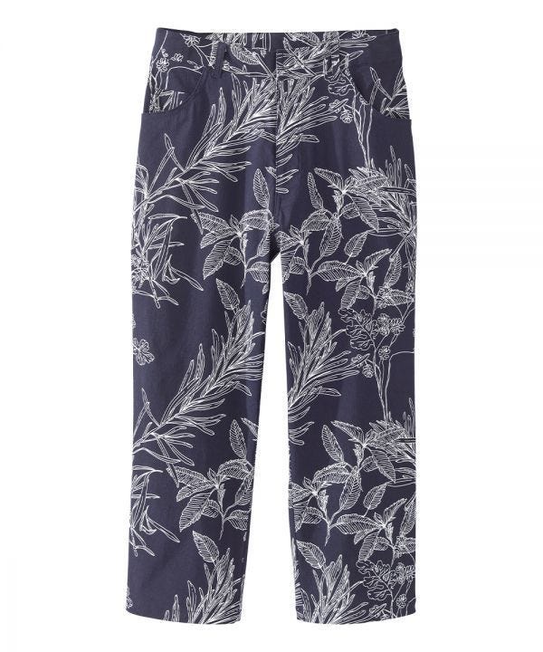 Women's Self Dressing Capris with Magnetic Front Fly