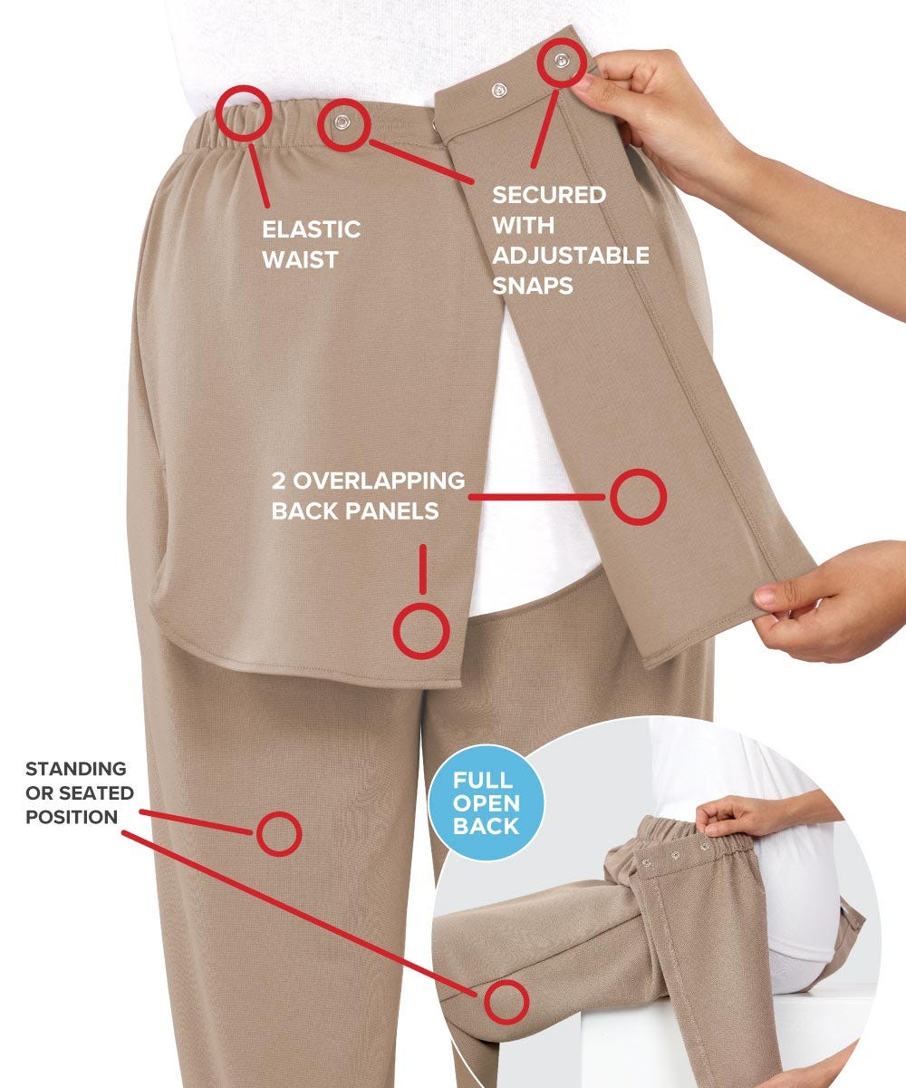 Women's Open Back Cotton Capris