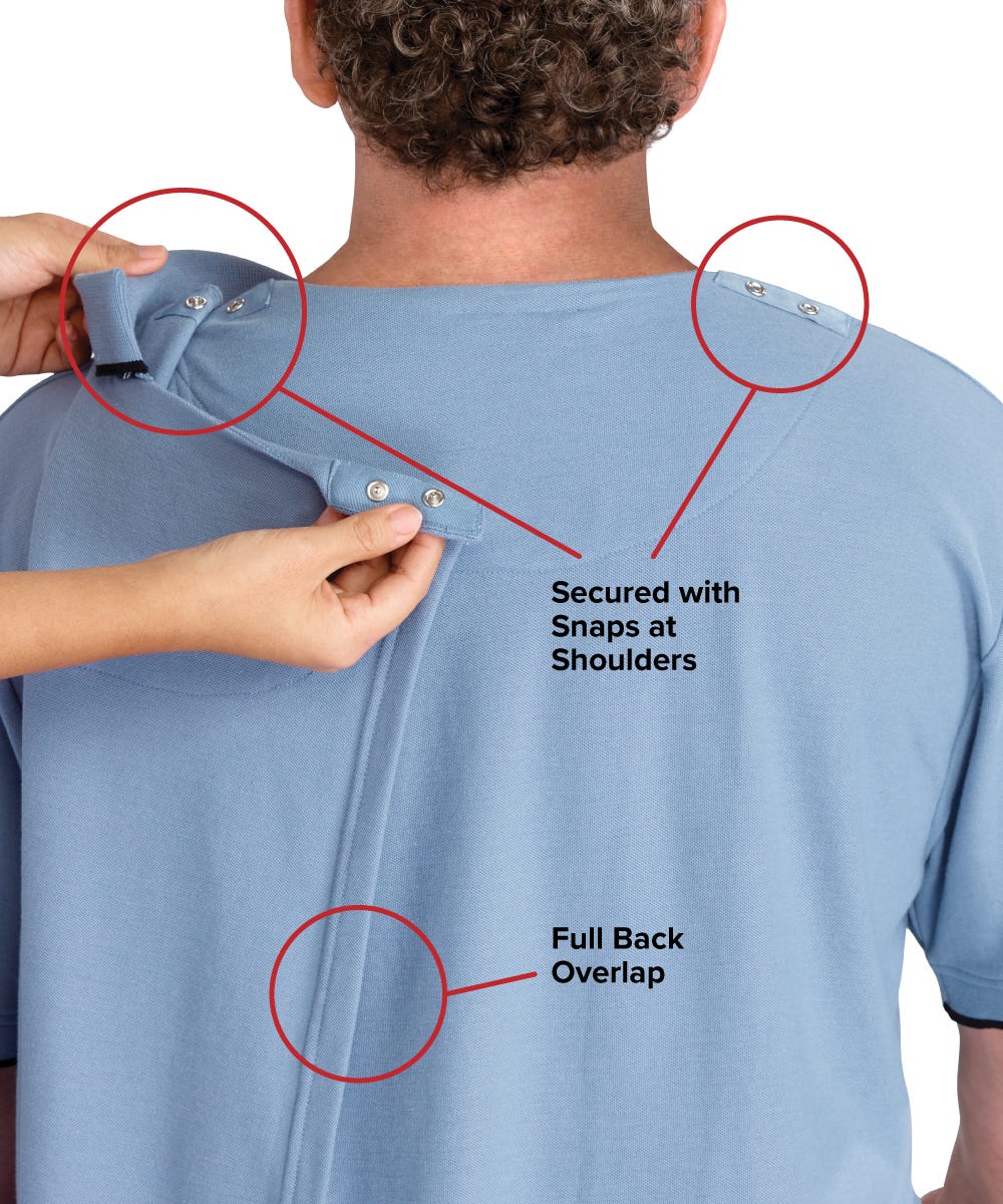 Poly-Cotton Hospital Gowns for Men - Clearance