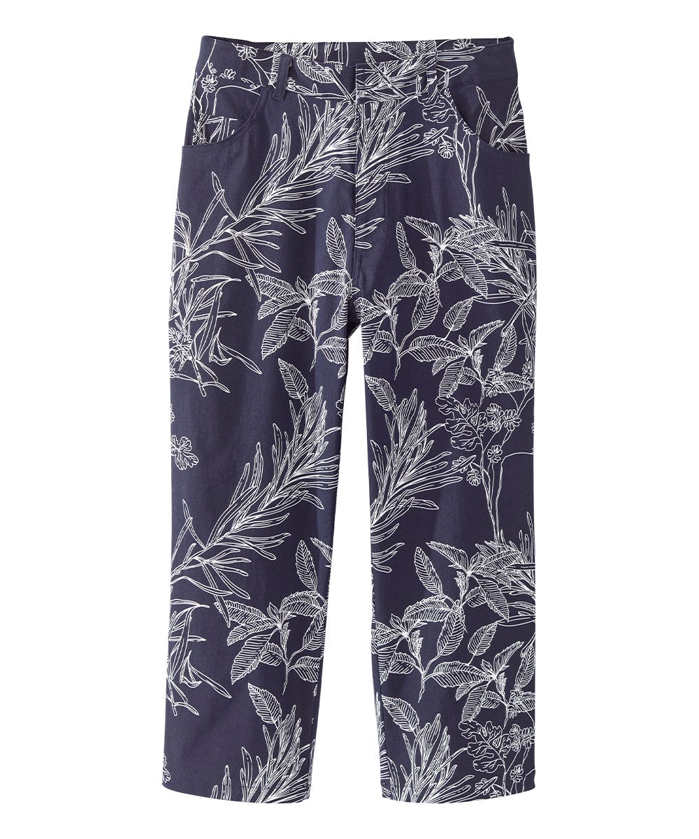 Women's Self Dressing Capris with Magnetic Front Fly