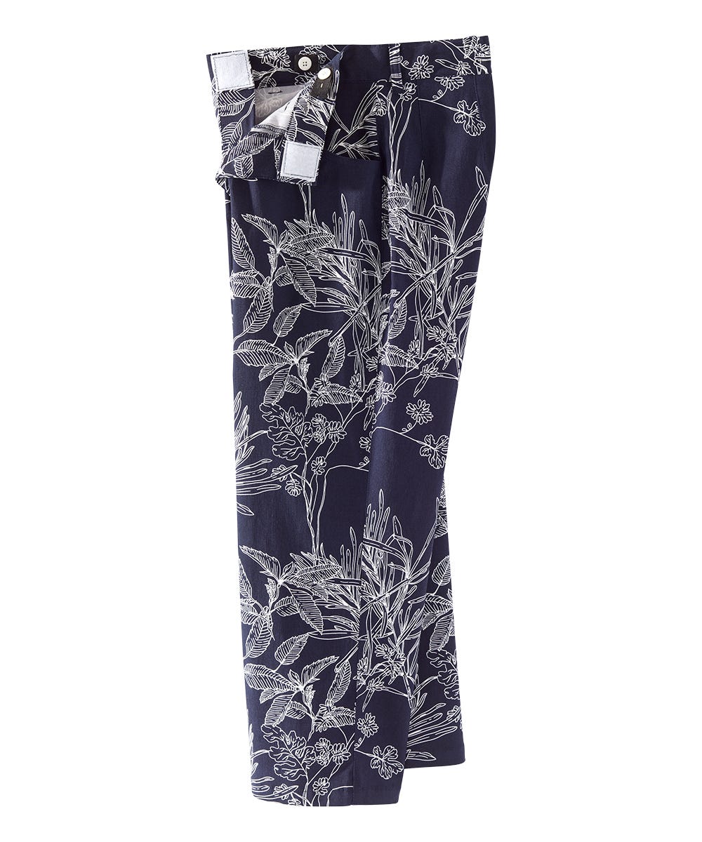 Women's Self Dressing Capris with Magnetic Front Fly
