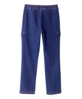Men's Self Dressing Pull-on Jeans with Cargo Pockets