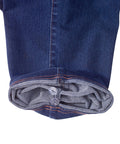 Men's Self Dressing Pull-on Jeans with Cargo Pockets
