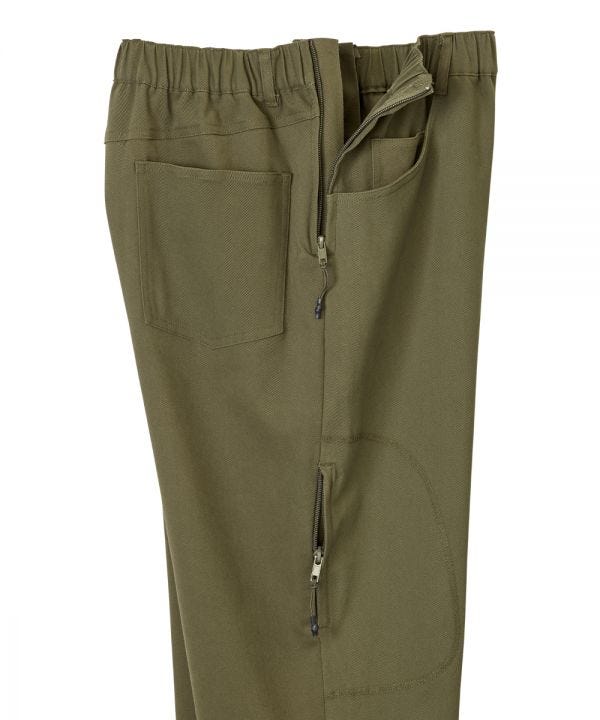 Men's Self Dressing Side Zip Pant - Clearance