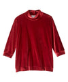 Women's Open Back Mock Neck Turtleneck