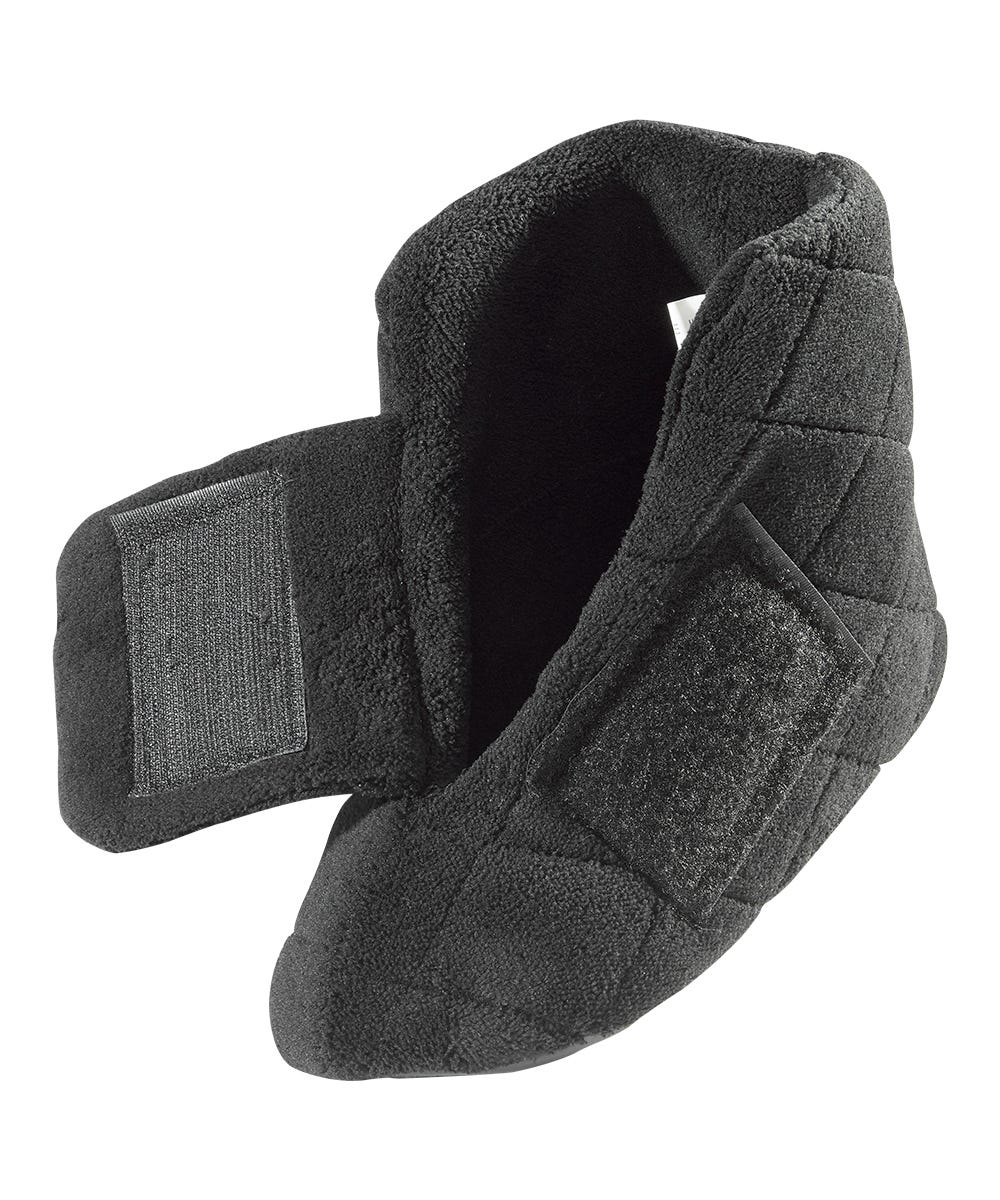 Women’s Plush Adjustable Slippers for Sore & Swollen Feet
