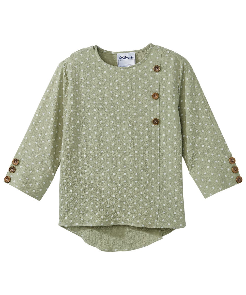 Women's Open Back High Low Top