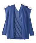 Women's Open Back Stripe Sweater