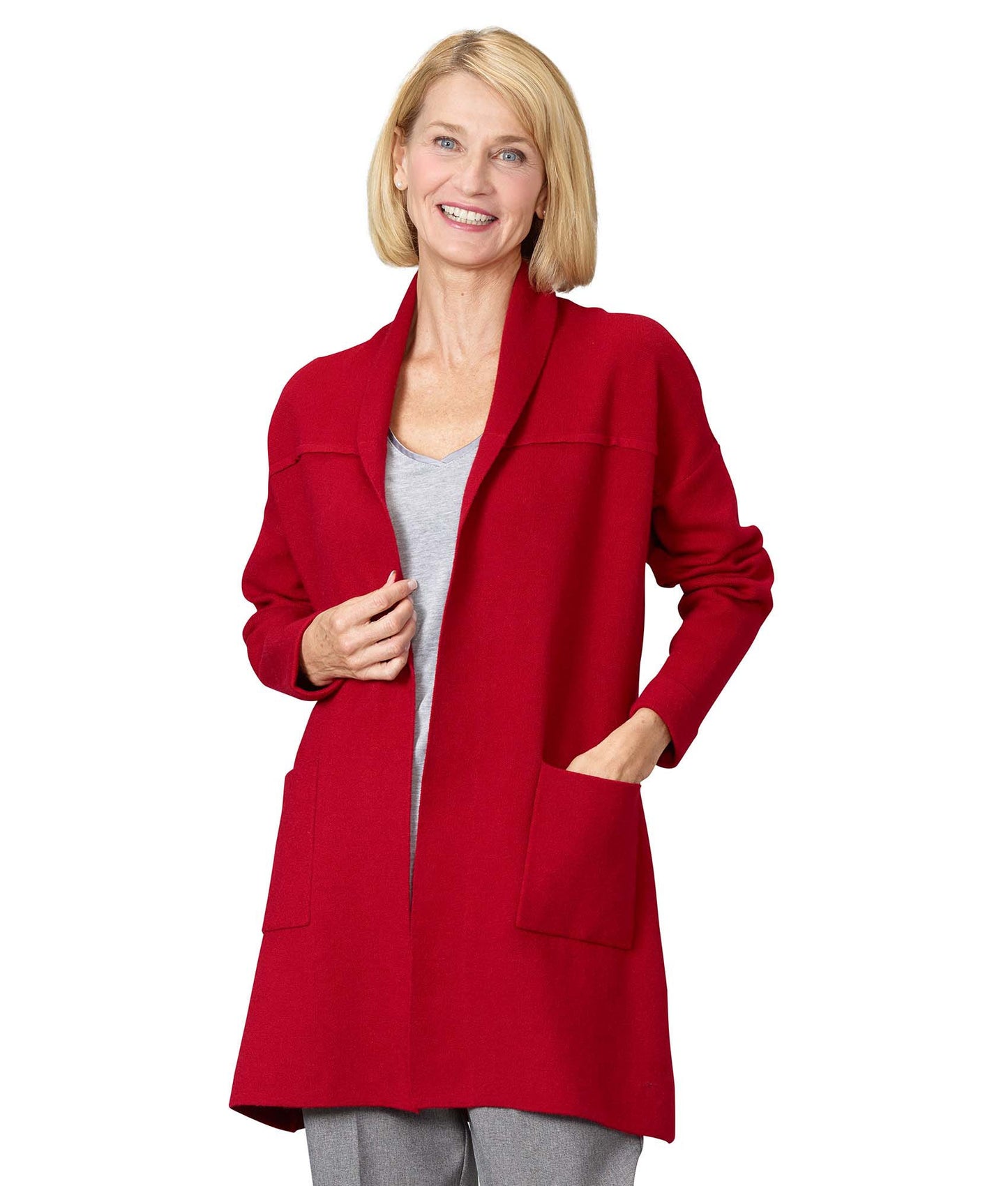 Women's 3/4 Length Sleeve Cardigan Sweater
