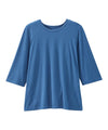 Women's Open Back Active Crew Neck Top