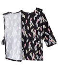 Women's Open Back Faux Button Top - Clearance