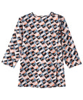 Women's Open Back Faux Button Top - Clearance