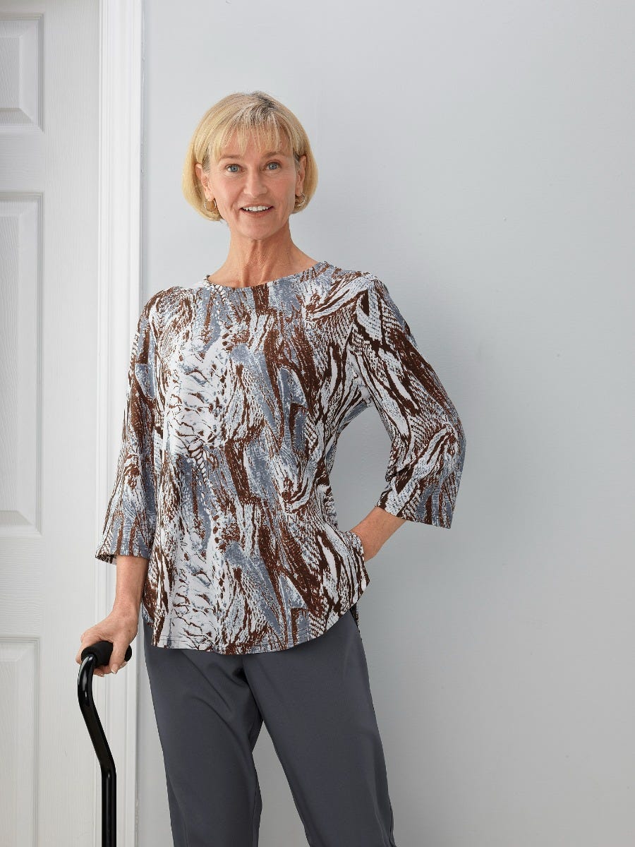 Women's Open Back High-Low Top
