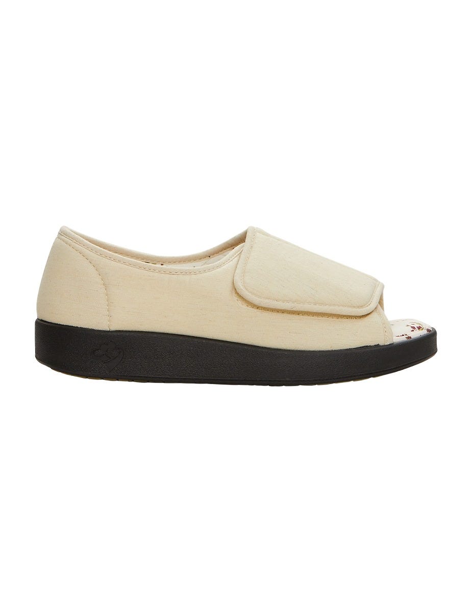 Women’s Open-Toe Shoes – Adjustable Fit (Regular to Extra Wide)