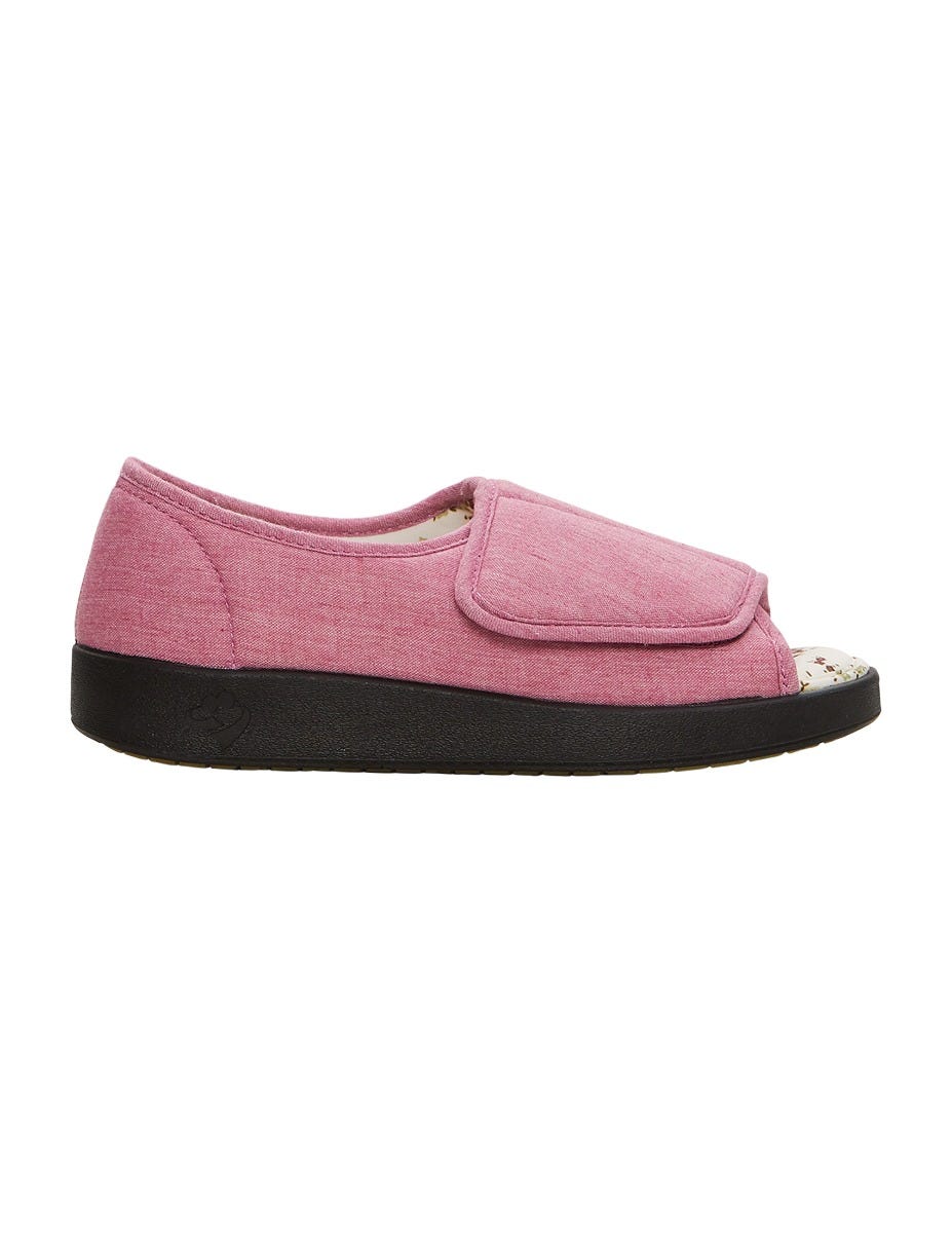 Women’s Open-Toe Shoes – Adjustable Fit (Regular to Extra Wide)
