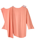 Women's Open Back Notched Neckline Top