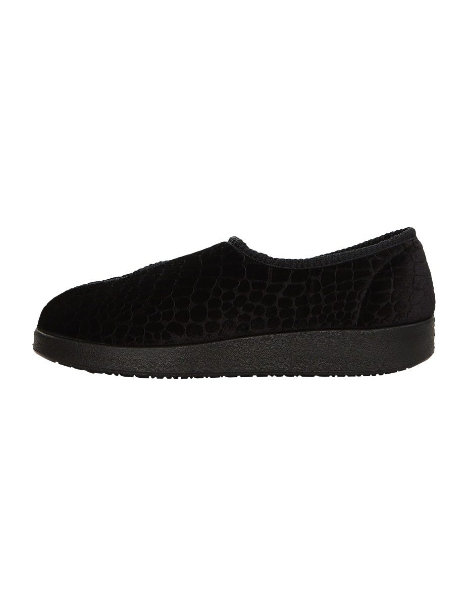 Women’s Soft Slippers with Easy Closures – Adjustable Fit (Regular to Extra Wide)