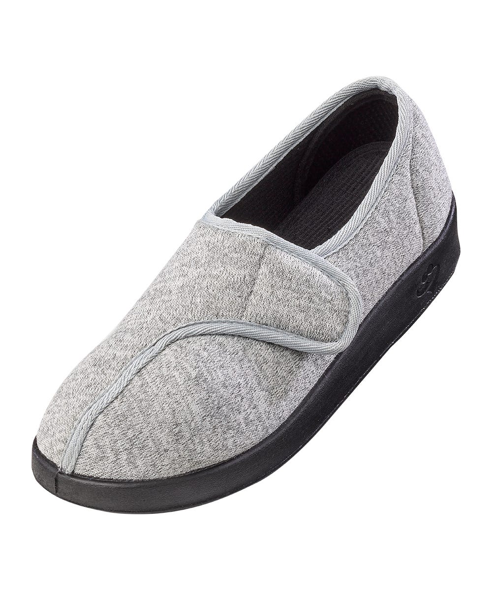 Women’s Soft Slippers with Easy Closures – Adjustable Fit (Regular to Extra Wide)