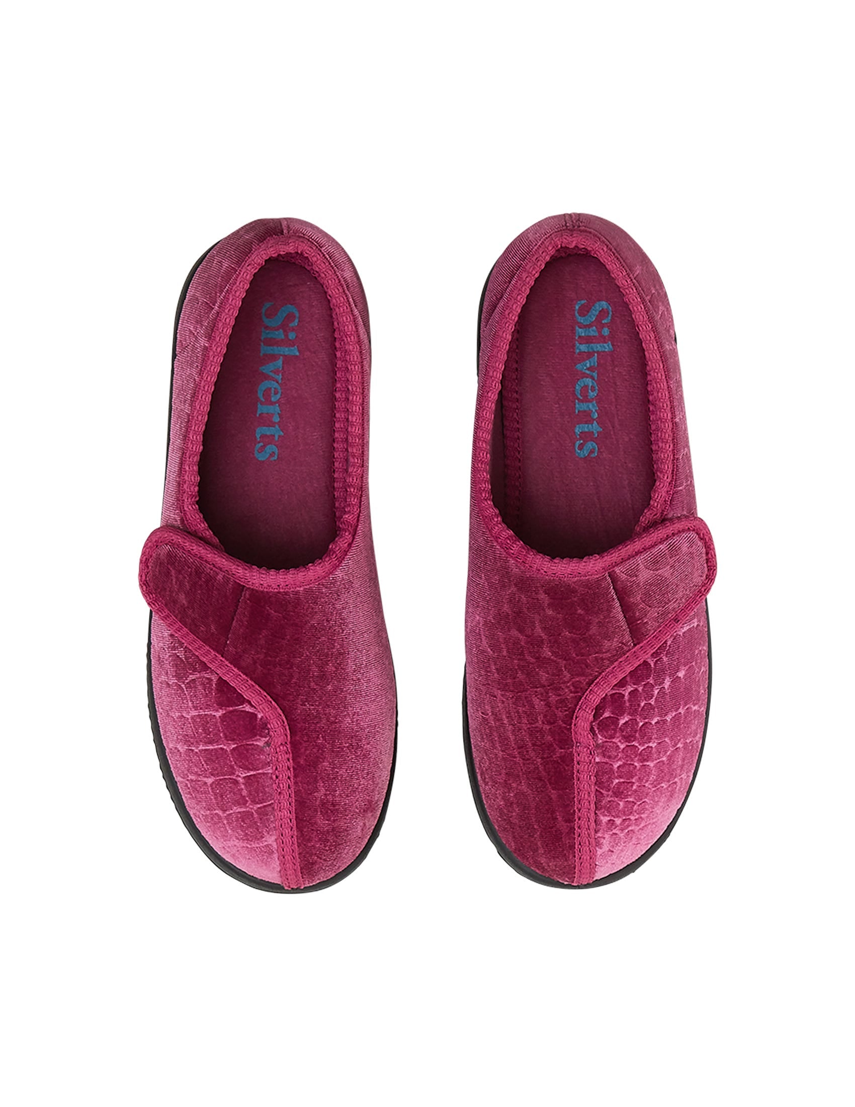 Women’s Soft Slippers with Easy Closures – Adjustable Fit (Regular to Extra Wide)