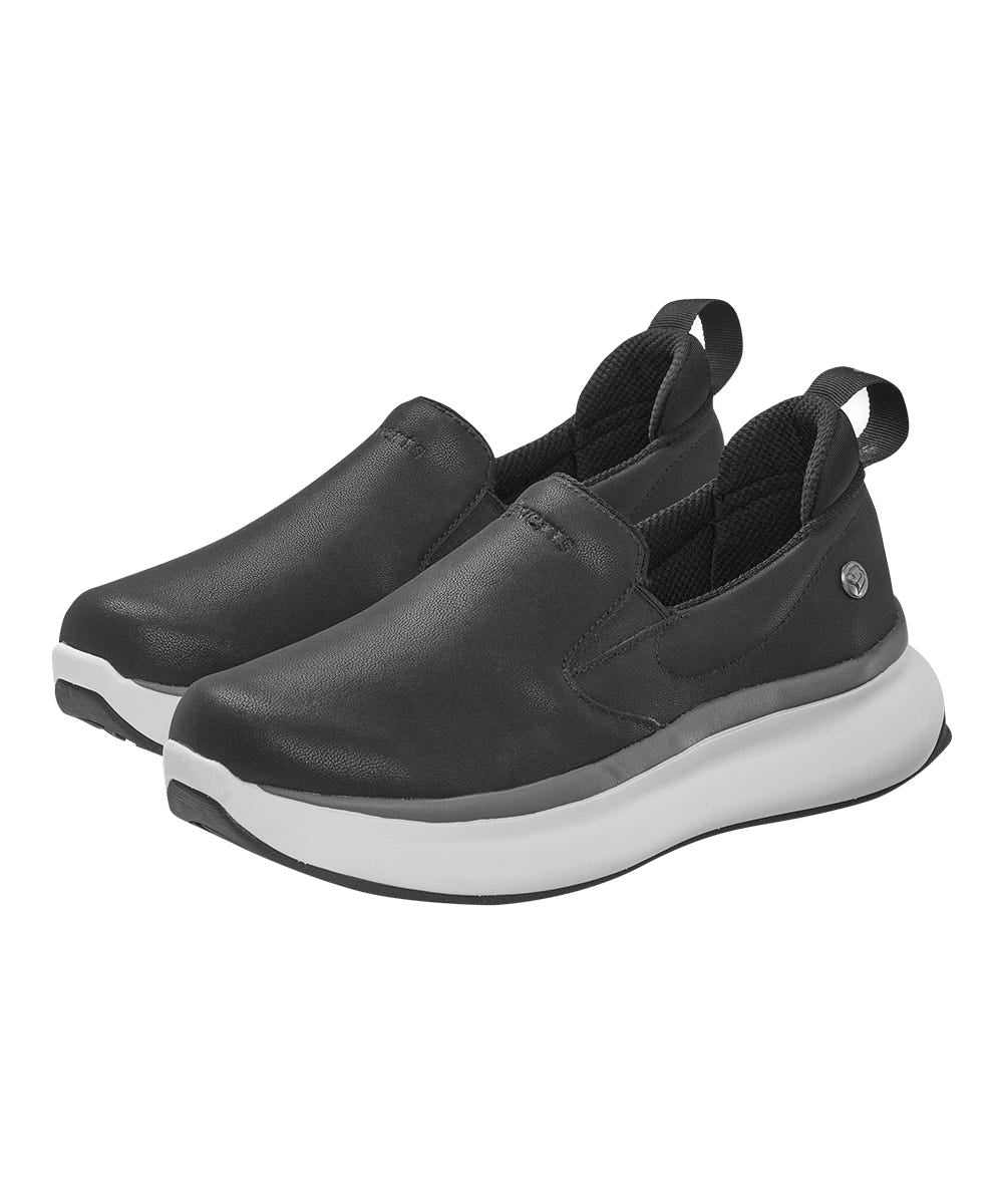 Women’s Leather Comfort Slip-On Shoes – Adjustable Fit (Regular to Extra Wide)