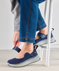 Women’s Easy-On Mary Jane Shoes – Adjustable Fit (Regular to Extra Wide)