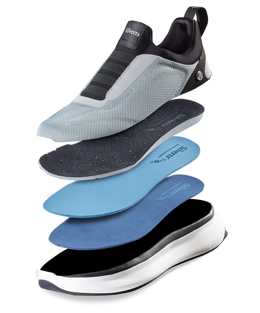 Women’s Slip-On Sneakers – Adjustable Fit (Regular to Extra Wide)