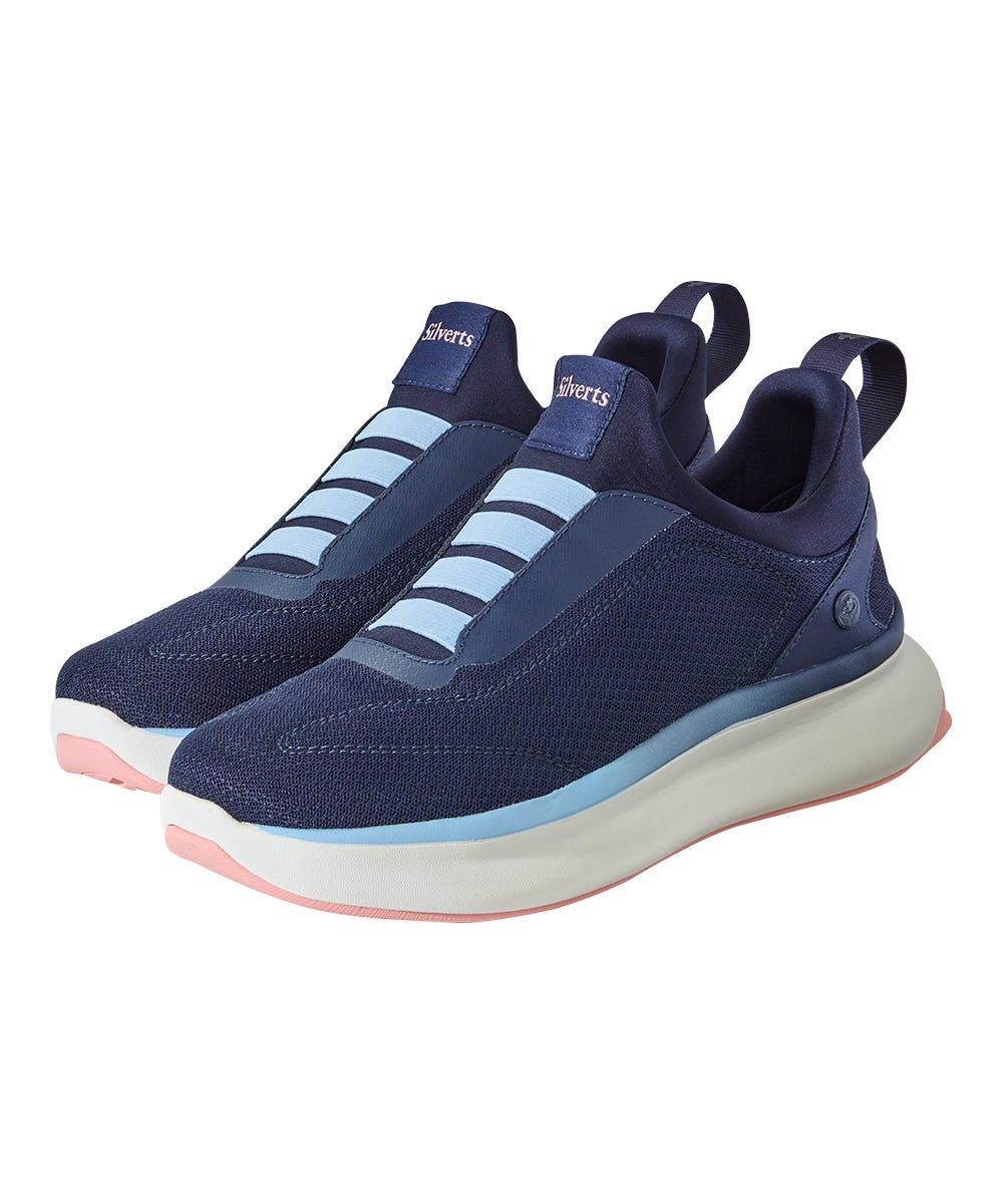 Women’s Slip-On Sneakers – Adjustable Fit (Regular to Extra Wide)