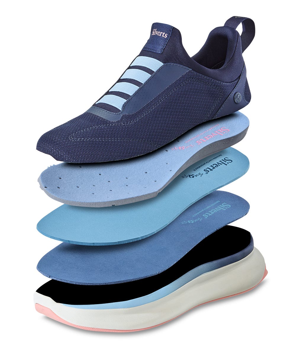 Women’s Slip-On Sneakers – Adjustable Fit (Regular to Extra Wide)