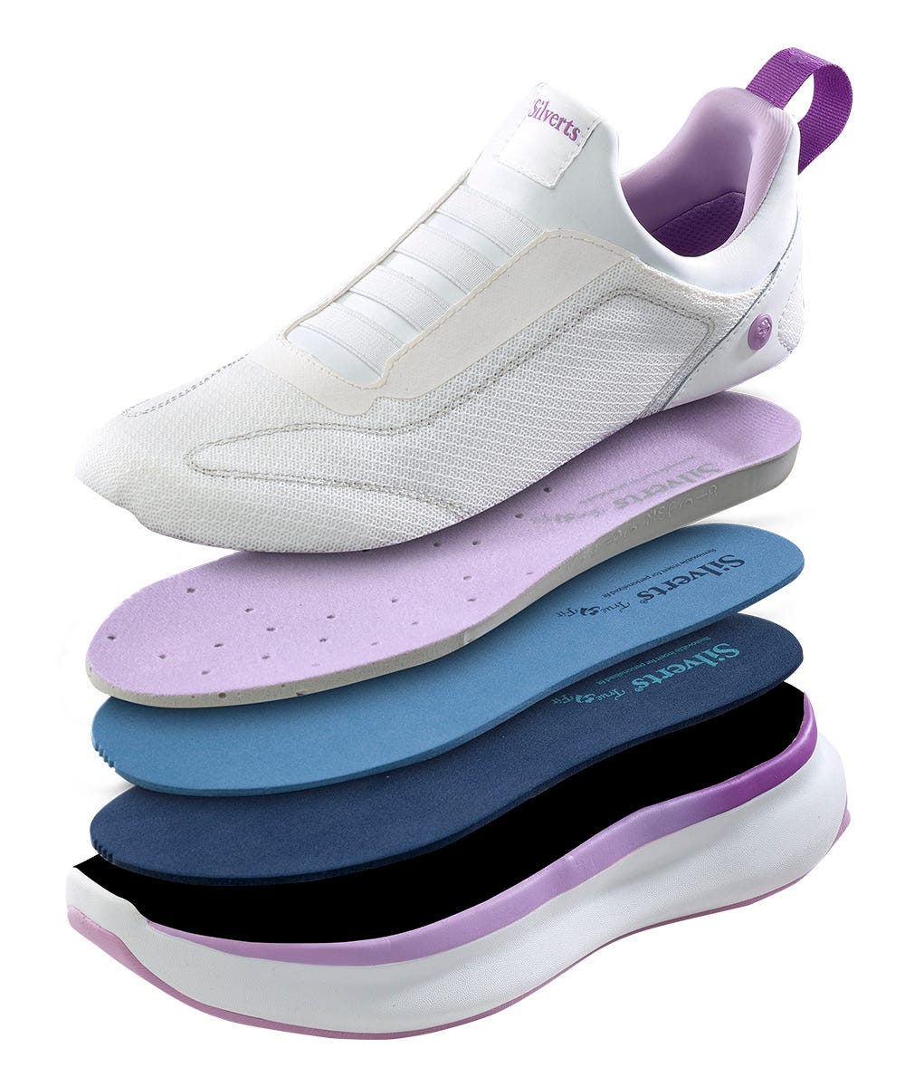 Women’s Slip-On Sneakers – Adjustable Fit (Regular to Extra Wide)