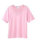 Women's Open Back Embellished Top